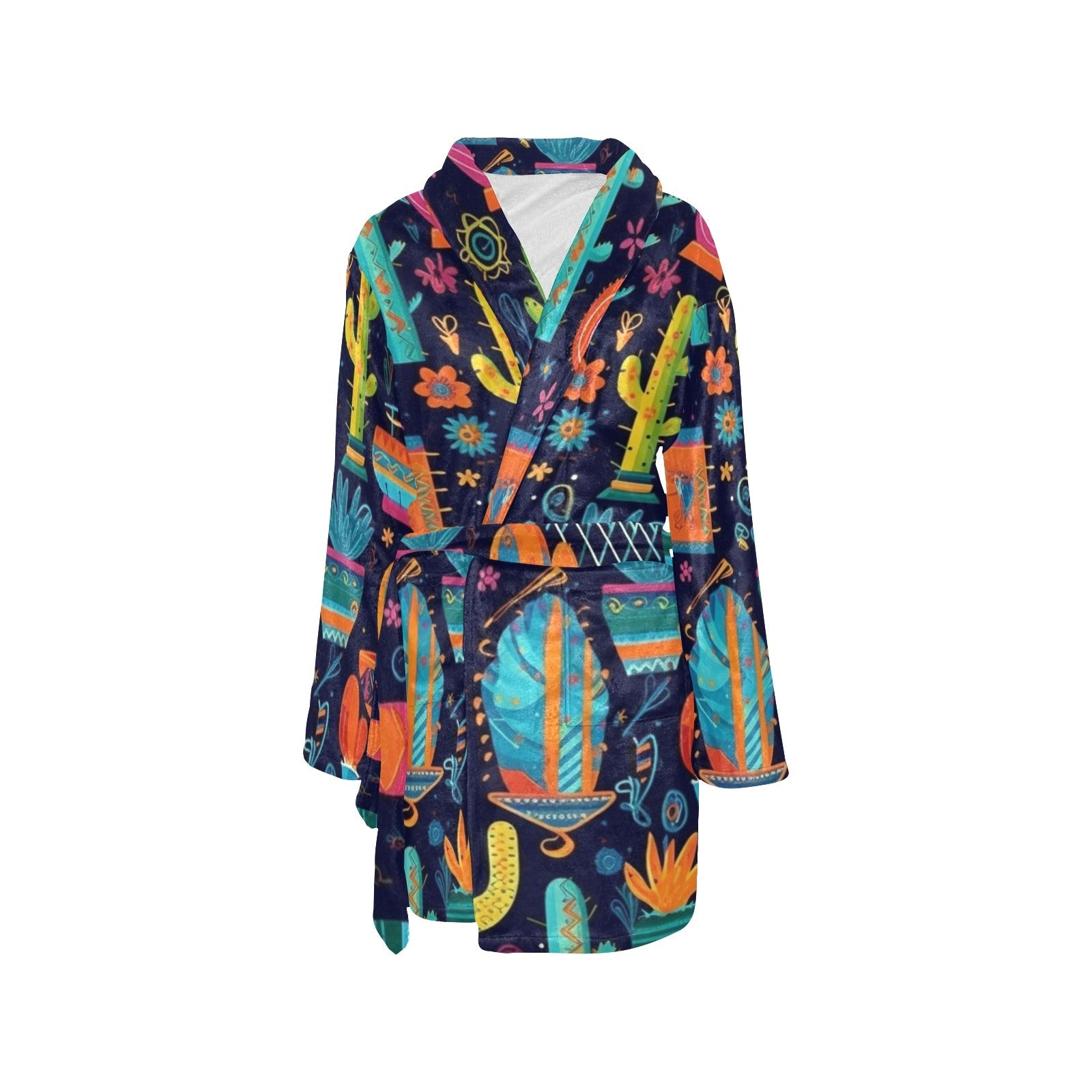Baha Ranch Crazy Cactus Lady Western Bath Robe by Baha Ranch Western Wear - product image 5