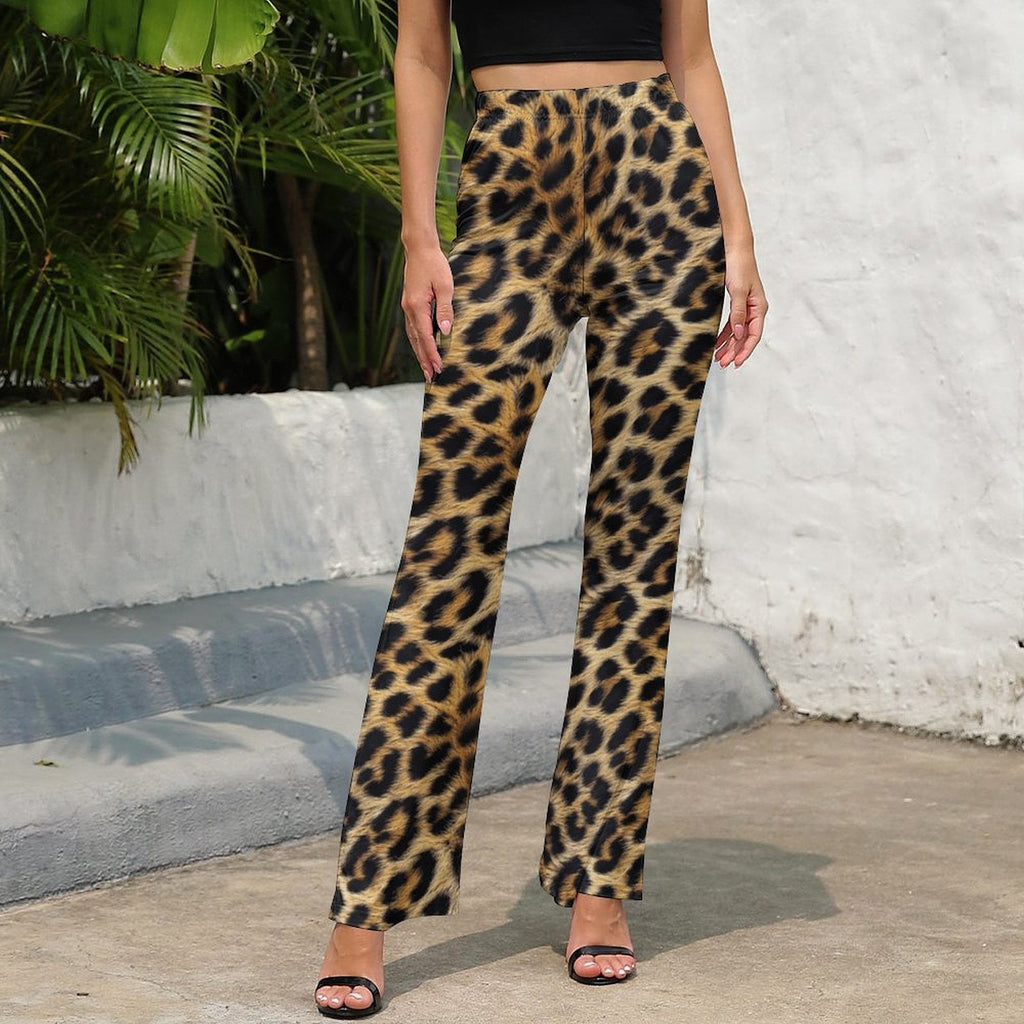 Baha Ranch Retro Pop Western Leopard Animal Print Flare Pants by Baha Ranch Western Wear - product image 4