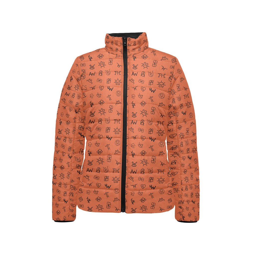 Rust Cattle Brands Women's Puffy Bomber Jacket by Baha Ranch Western Wear - product image 3