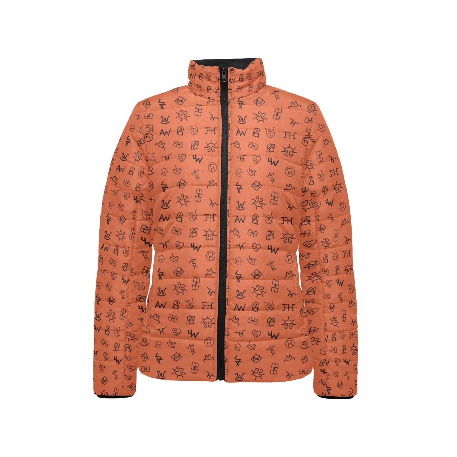 Rust Cattle Brands Women's Puffy Bomber Jacket by Baha Ranch Western Wear - product image 3