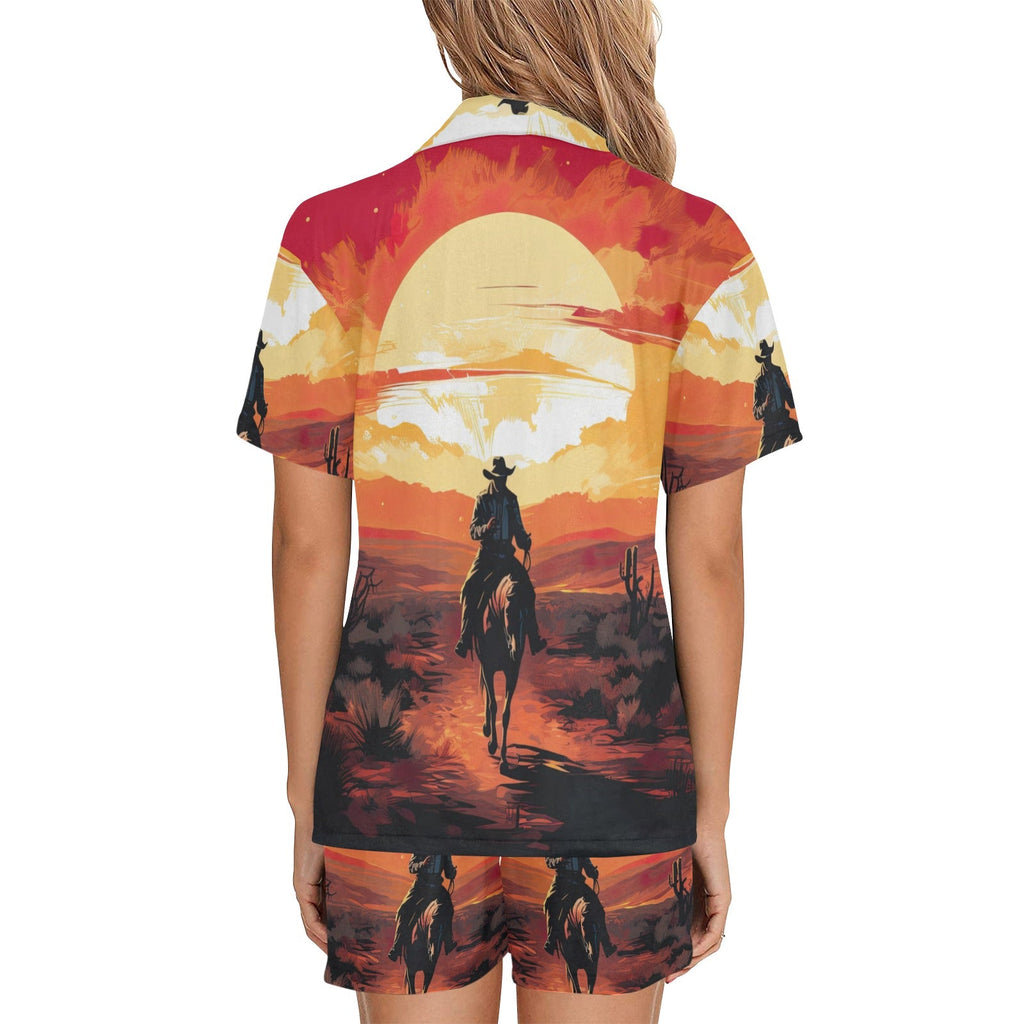 Baha Ranch Cowboy Desert Sunset Women's Western Pajama Set by Baha Ranch Western Wear - product image 2