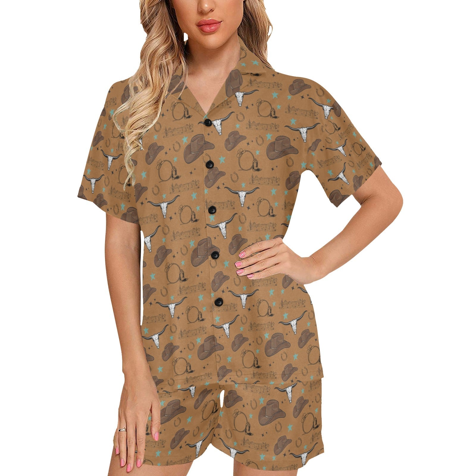 Baha Ranch Everything Western Women's Western Pajama Set by Baha Ranch Western Wear