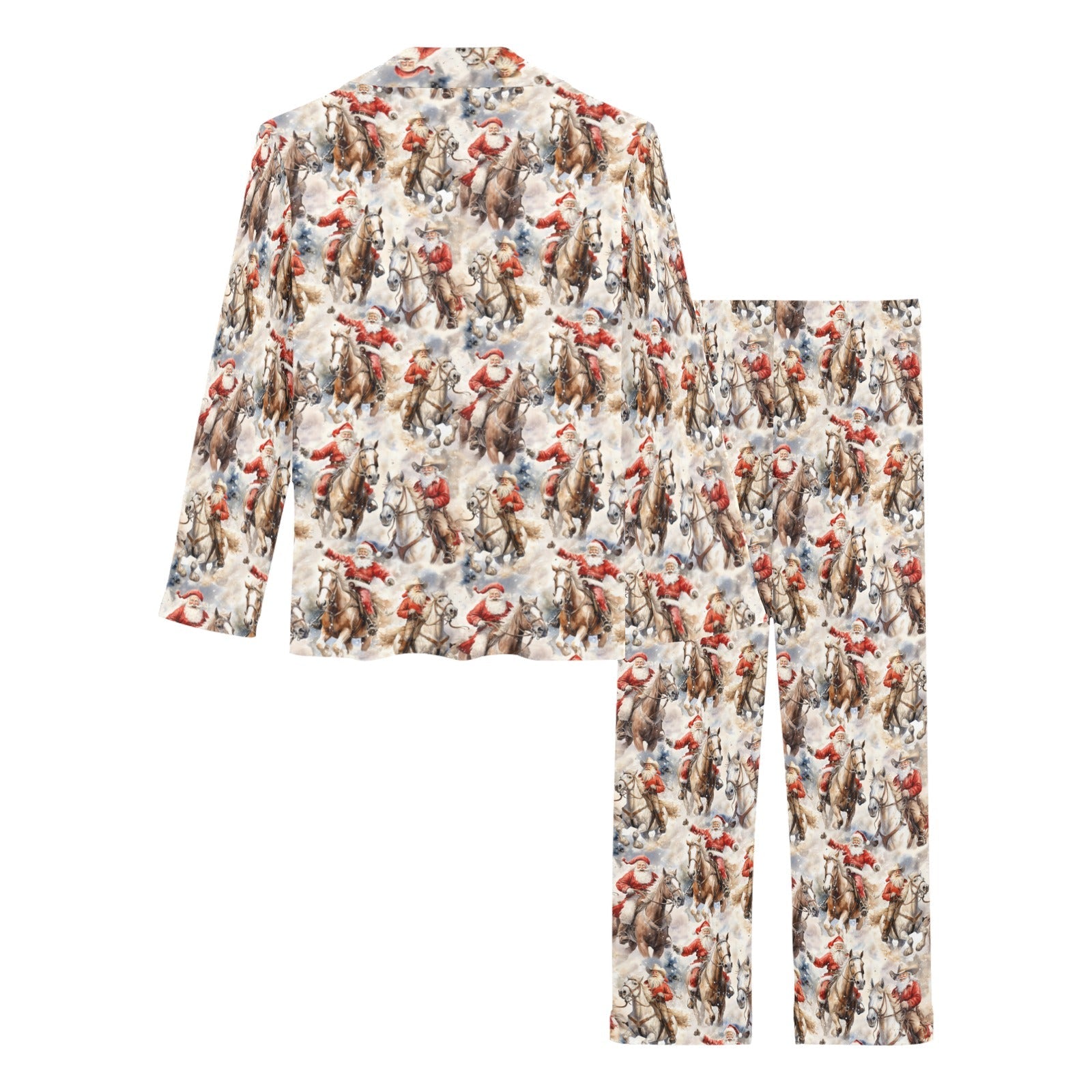 Baha Ranch Western Santa Christmas Women's Pajama Set by Baha Ranch Western Wear - product image 4