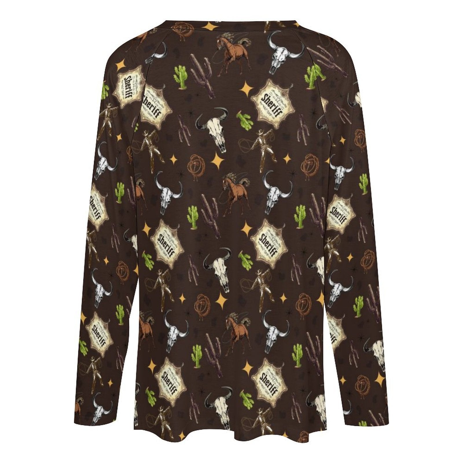 Baha Ranch Western Print Long Sleeve Tee by Baha Ranch Western Wear - product image 3