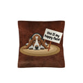 Baha Ranch Basset Hound This is My Happy Face Throw Pillow Case Made in America by Baha Ranch Western Wear - product image 2