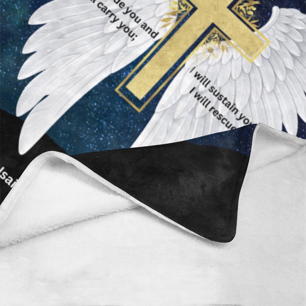 Baha Ranch I Will Rescue You Angel Wings Throw Blanket 60" x 80" Made in America by Baha Ranch Western Wear - product image 4