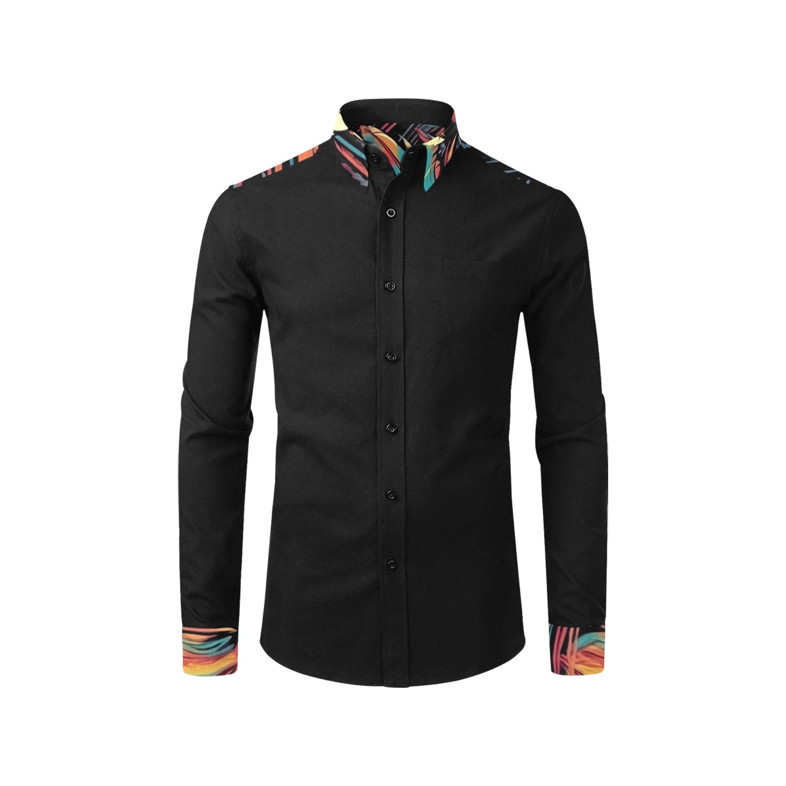 Baha Ranch Painted Indian Chief Unisex Western Button Up Shirt by Baha Ranch Western Wear - product image 4