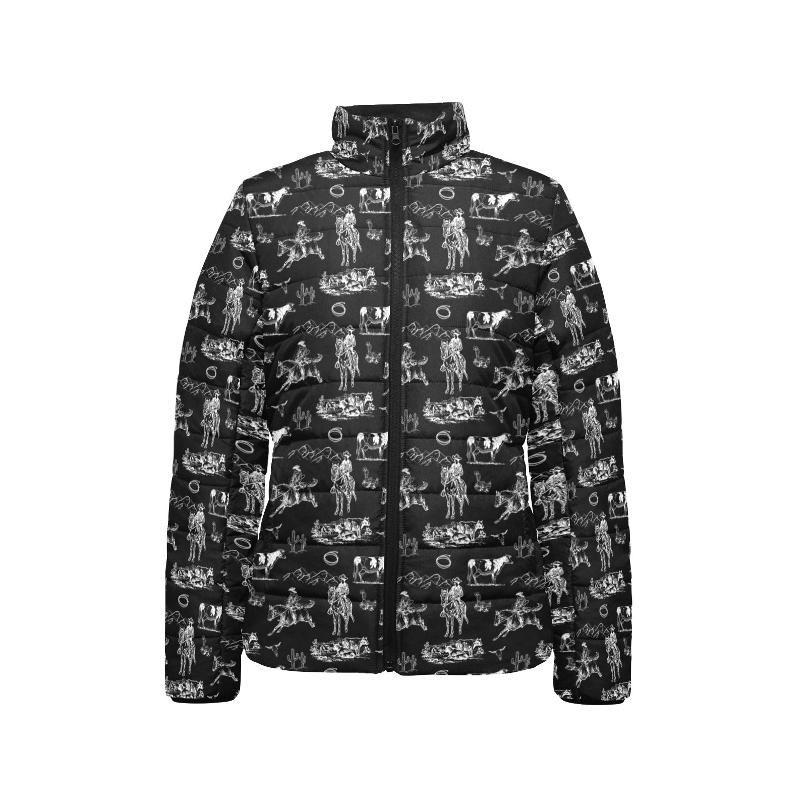 Ranch Life Women's Puffy Bomber Jacket by Baha Ranch Western Wear - product image 3