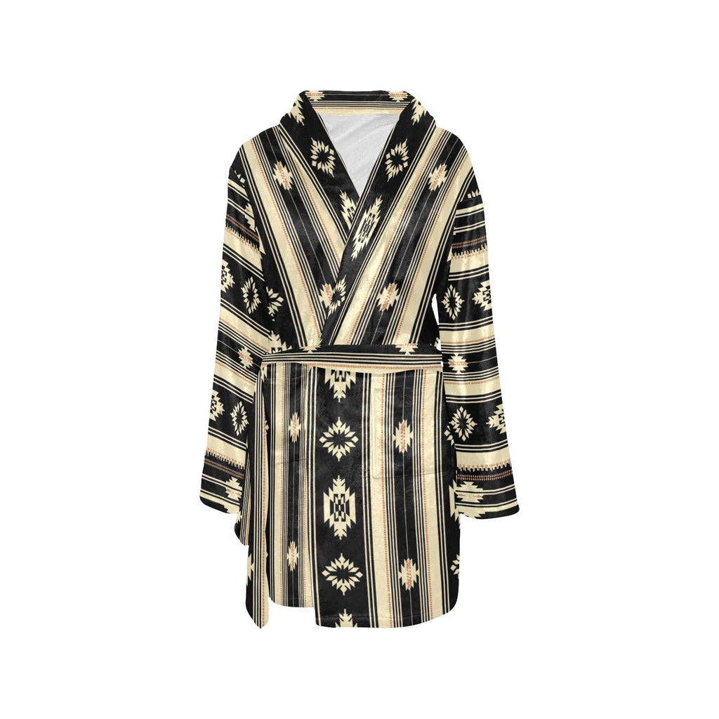 Baha Ranch Colores de Mexico Santa Fe Aztec Western Cowgirl Fleece Robe by Baha Ranch Western Wear - product image 3