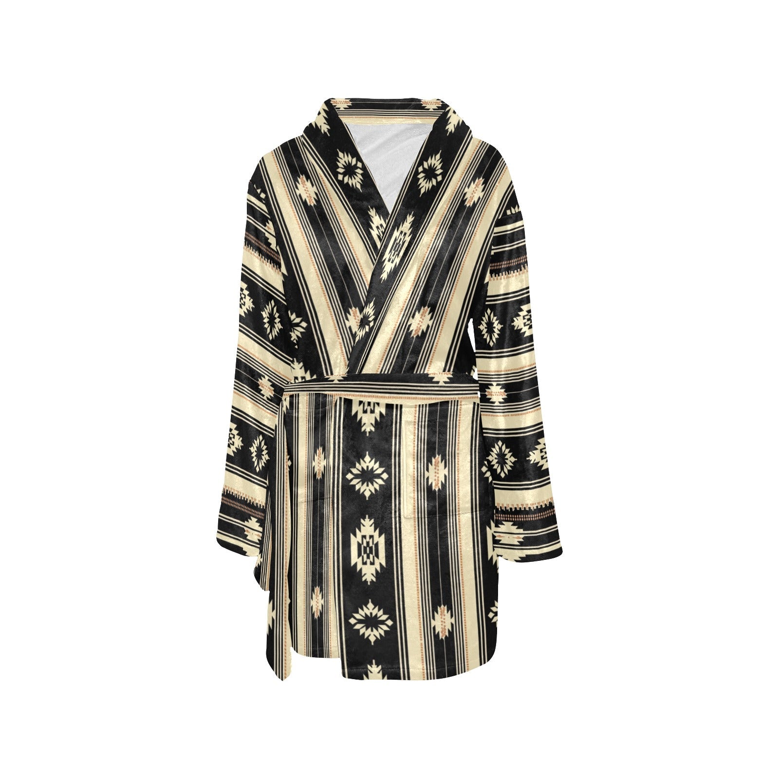 Baha Ranch Colores de Mexico Santa Fe Aztec Western Cowgirl Fleece Robe by Baha Ranch Western Wear - product image 3