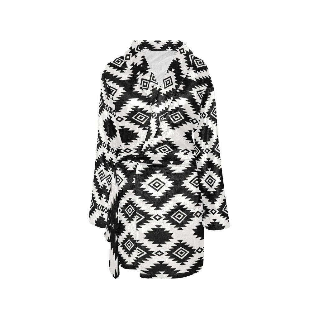 Baha Ranch Black Aztec Women's Western Bath Robe by Baha Ranch Western Wear - product image 6