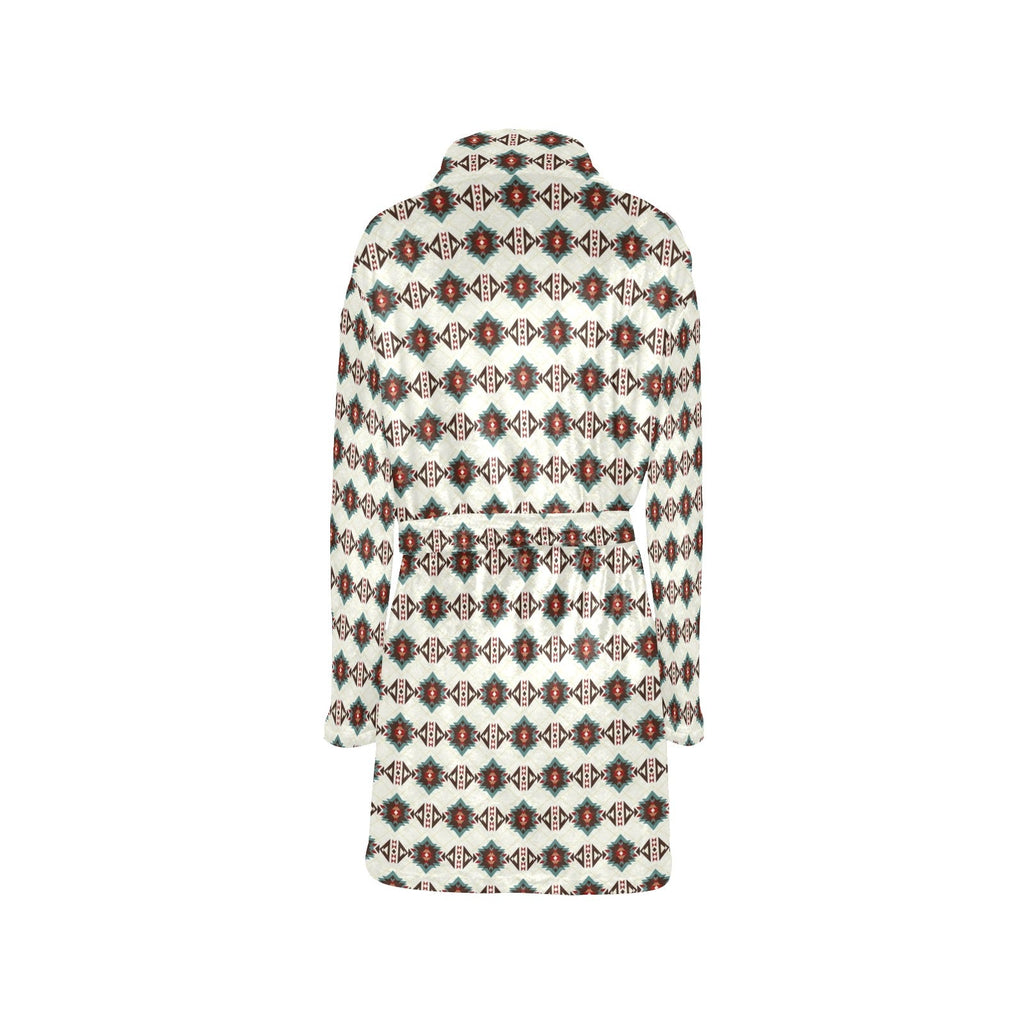 Baha Ranch White Aztec Women's Western Bath Robe by Baha Ranch Western Wear - product image 4