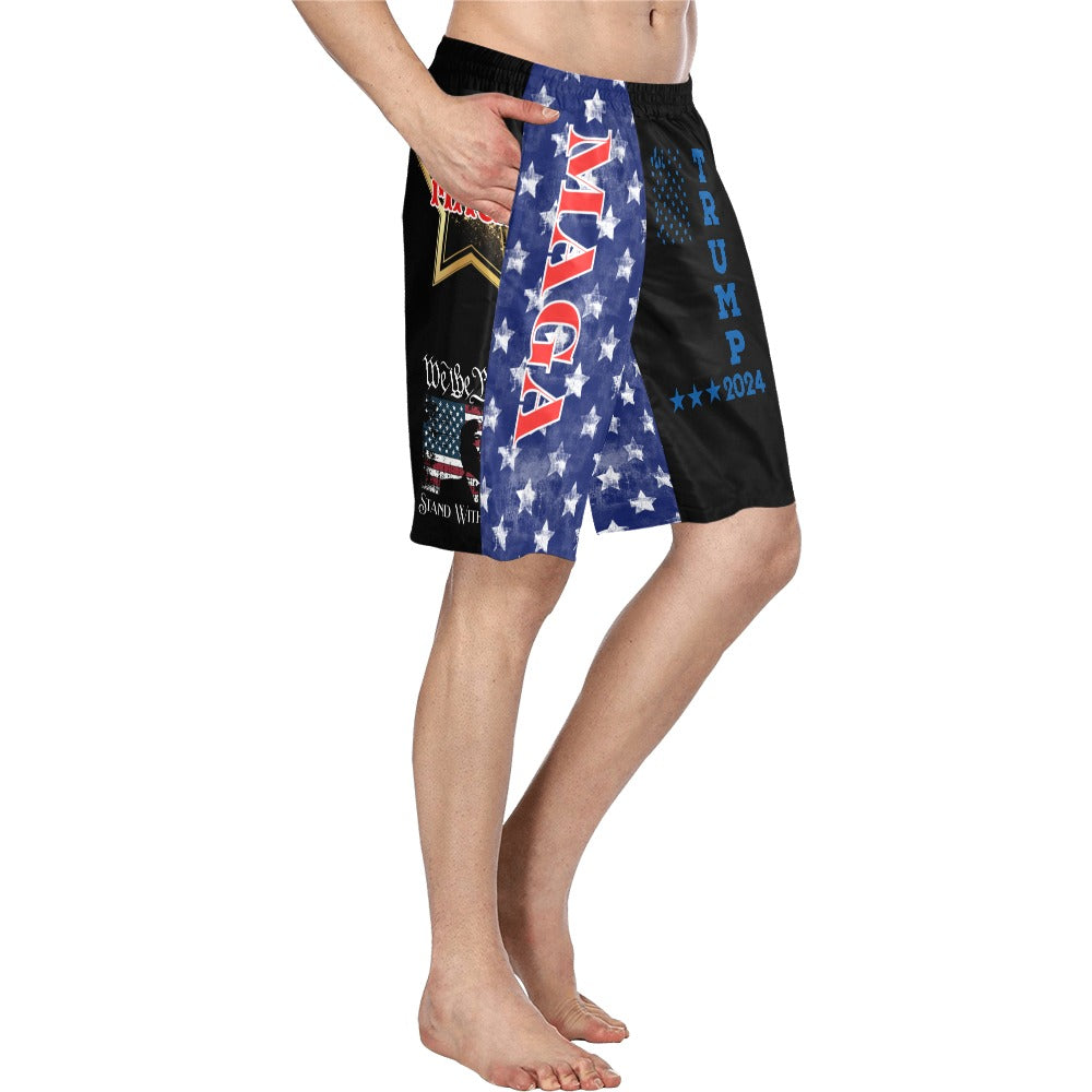 Baha Ranch We the People Trump Maga Swim Trunks Shorts by Baha Ranch Western Wear - product image 2
