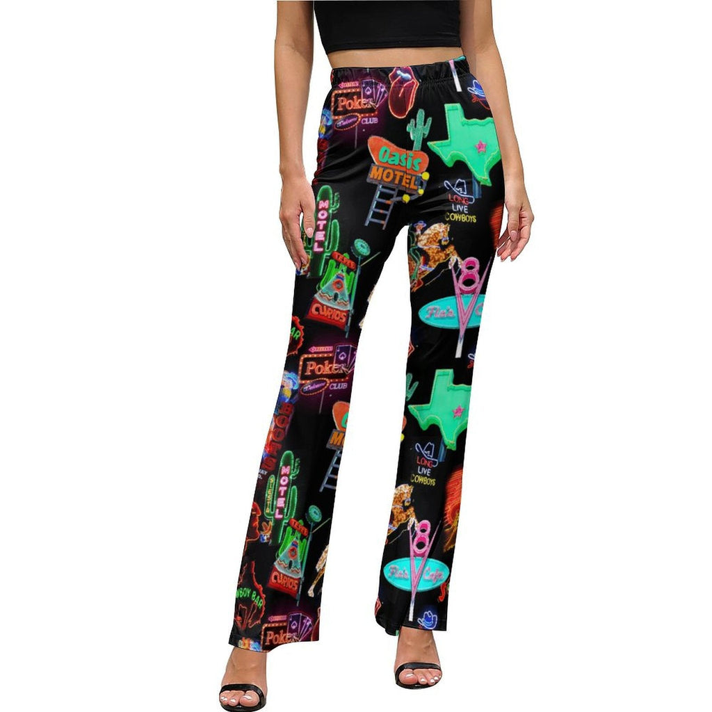 Baha Ranch Neon Vegas Flare Pants by Baha Ranch Western Wear - product image 4
