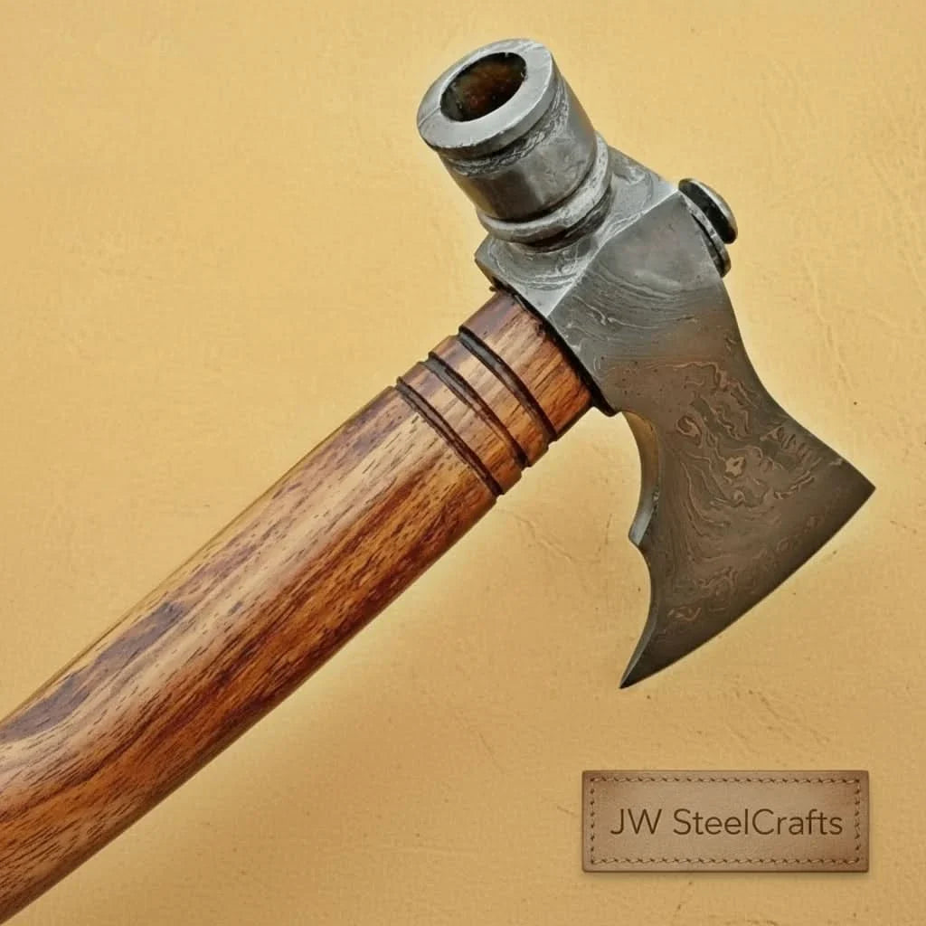 Beautiful handmade Damascus steel Smoking Axe "Unique Axe"Limited Edition