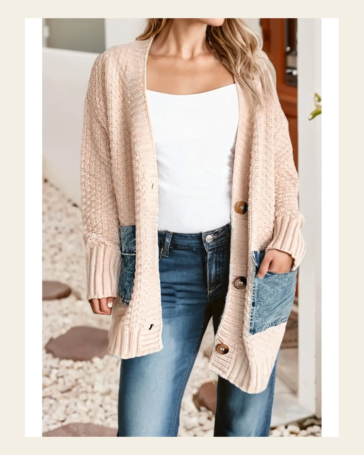 Dawson Knit | Sweater on a warm cream background