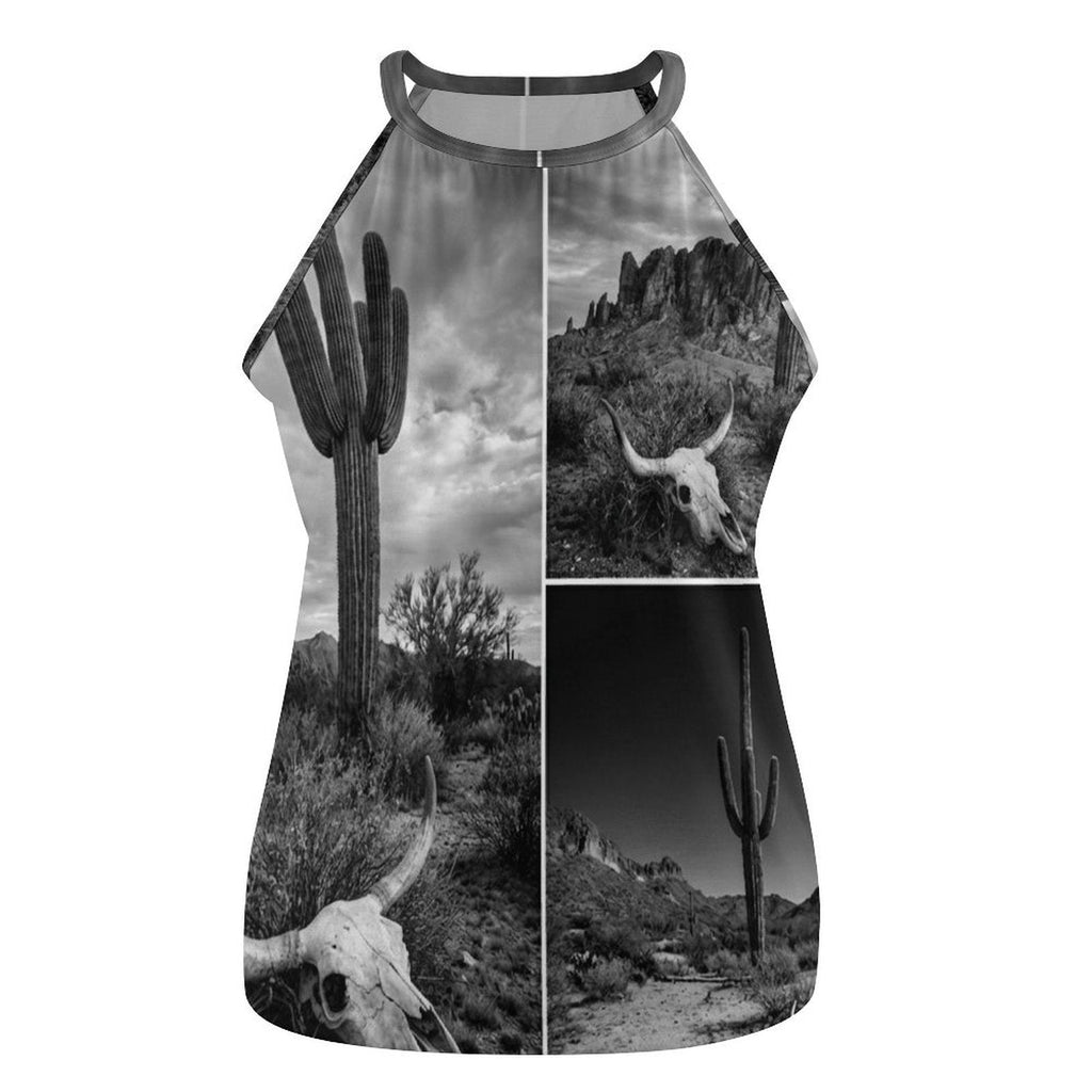Baha Ranch Black White Desert Tank Top by Baha Ranch Western Wear - product image 4