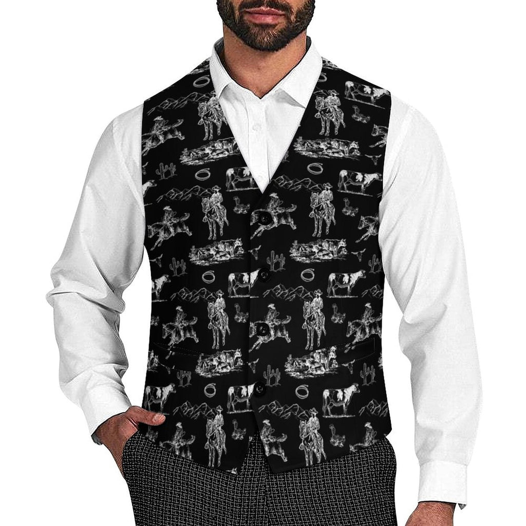 Baha Ranch Ranch Life Men's Western Vest by Baha Ranch Western Wear