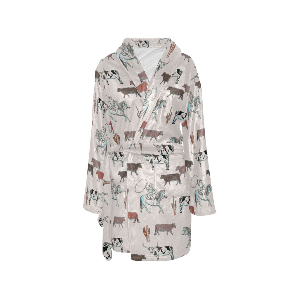 Baha Ranch Cattle Drive Women's Western Bath Robe by Baha Ranch Western Wear - product image 3