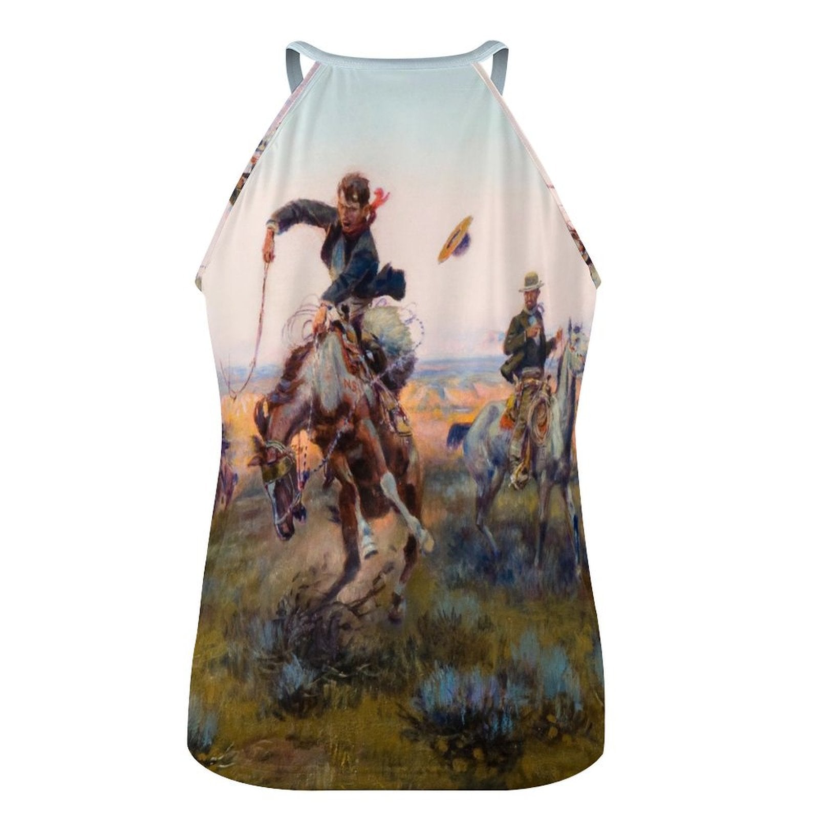 Baha Ranch Vintage Western Cowboy Women's Tank Top by Baha Ranch Western Wear - product image 4