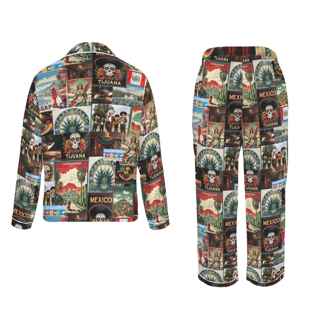 Baha Ranch Colores De Mexico Destination Mexico Satin Pajamas by Baha Ranch Western Wear - product image 5