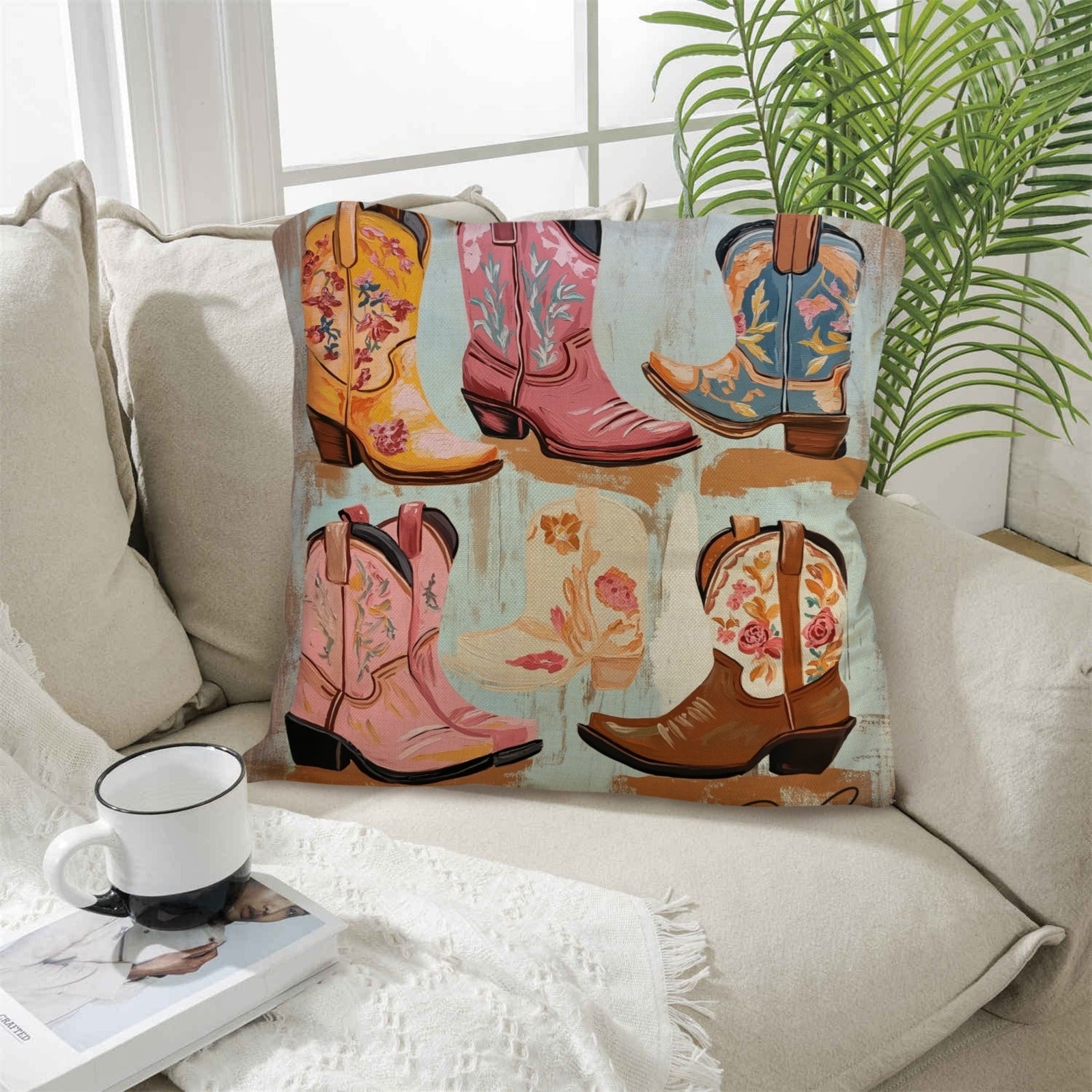 Baha Ranch Danilo Boots Pillow Case Custom Pillow Case Made in America by Baha Ranch Western Wear - product image 5