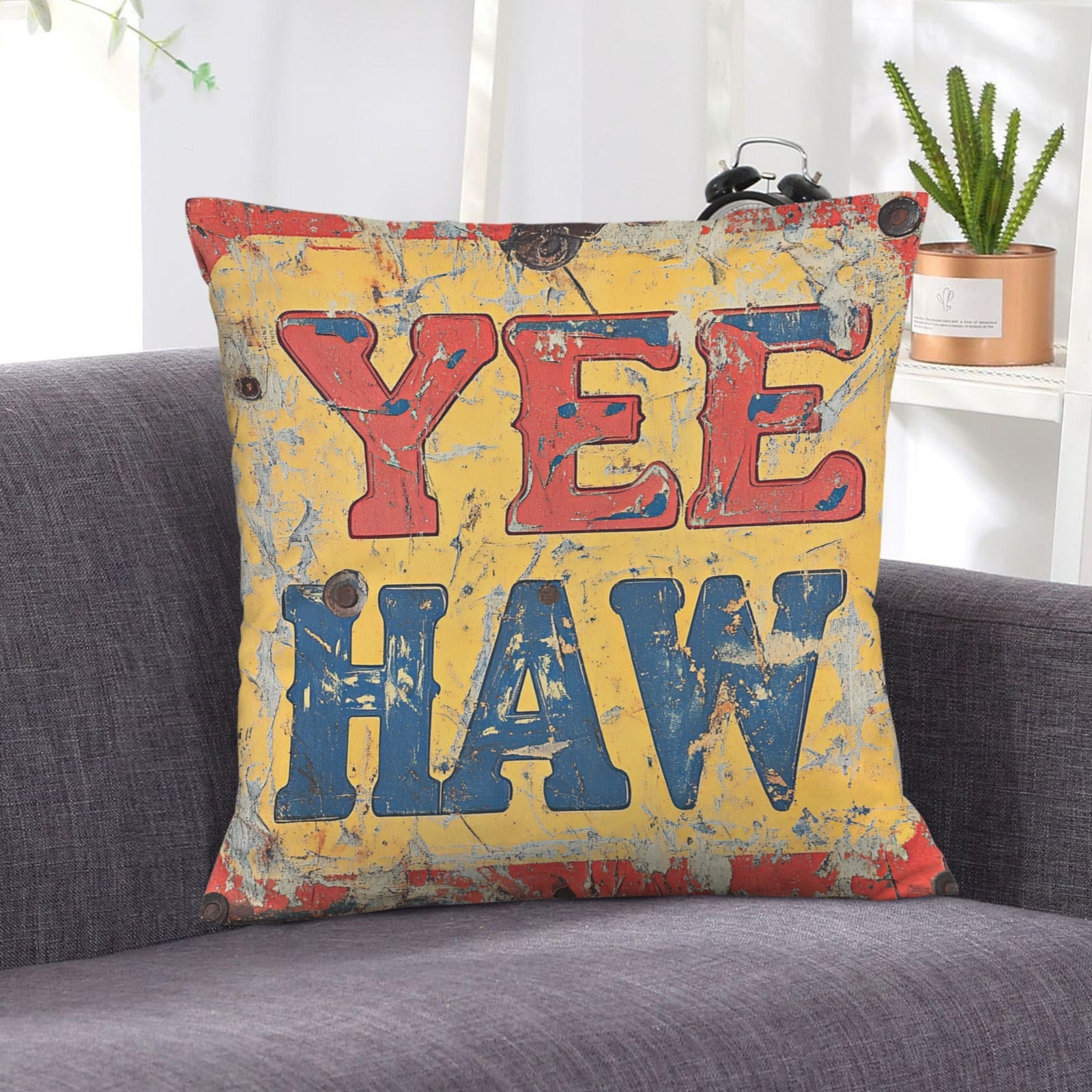 Baha Ranch YEEHAW Vintage Western Velvety Soft Pillow Case Made in America by Baha Ranch Western Wear - product image 6