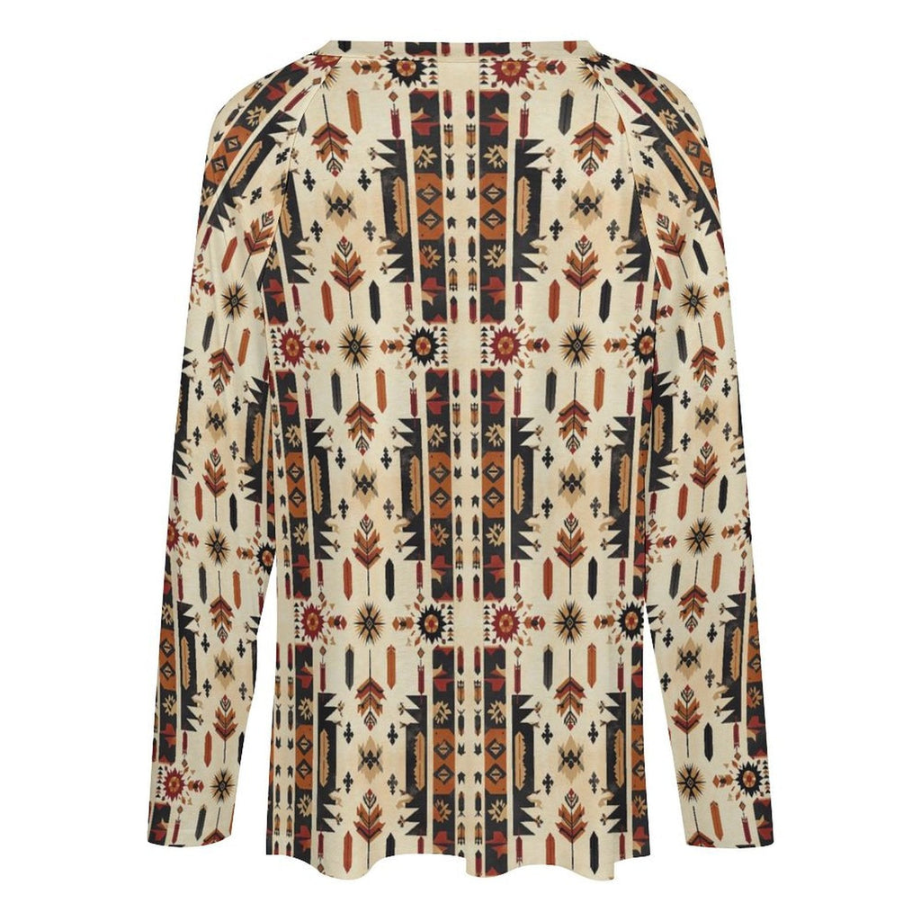 Baha Ranch Aztec Long Sleeve Tee by Baha Ranch Western Wear - product image 3
