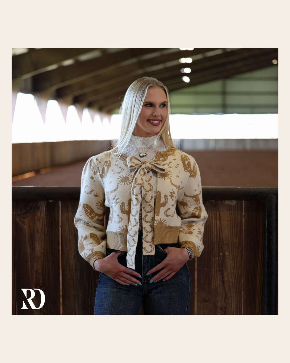 Desert Rider | Sweater on a warm cream background