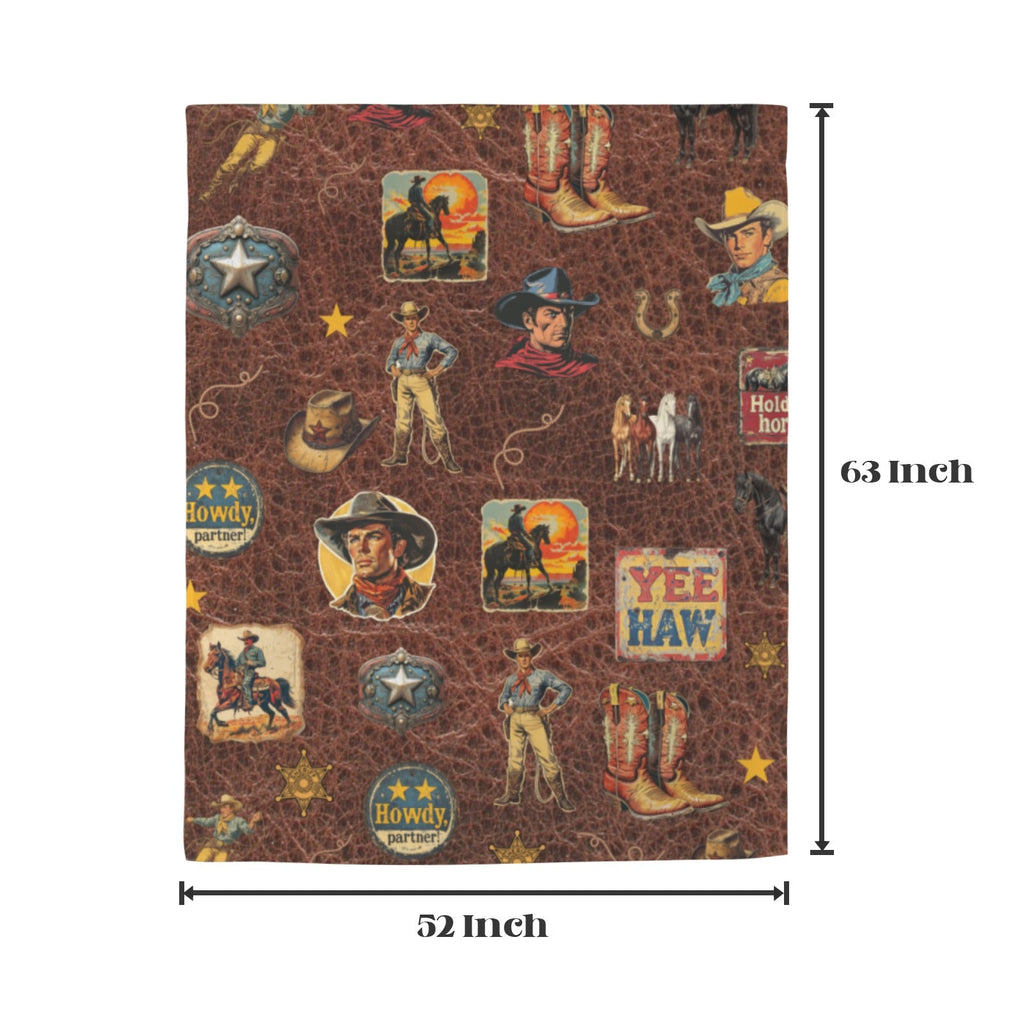 Baha Ranch Vintage Cowboy Collage Western Curtains 52" x 63" Made in America by Baha Ranch Western Wear - product image 3