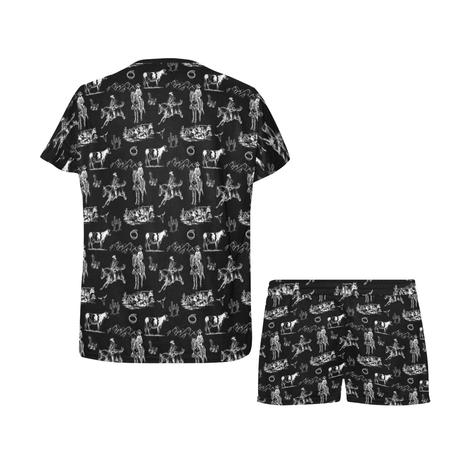 Baha Ranch Ranch Life Women's Western Top and Short Pajama Set by Baha Ranch Western Wear - product image 4