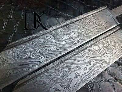 Ironclad Seax Blade Set 9" Handmade Damascus Steel Blade Blanks for Knife Making