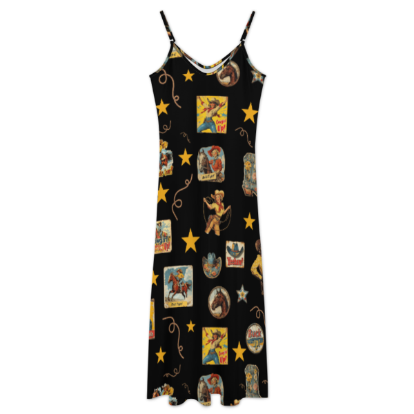 Baha Ranch Vintage Cowgirl Collage Western Sun Dress by Baha Ranch Western Wear - product image 6