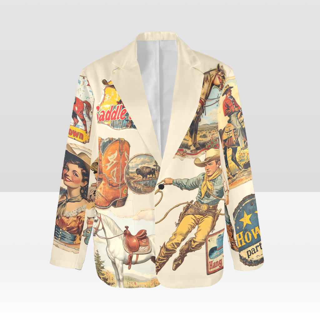 Baha Ranch Old West Cowboy Western Cowgirl Vintage Retro Women's Blazer by Baha Ranch Western Wear - product image 3