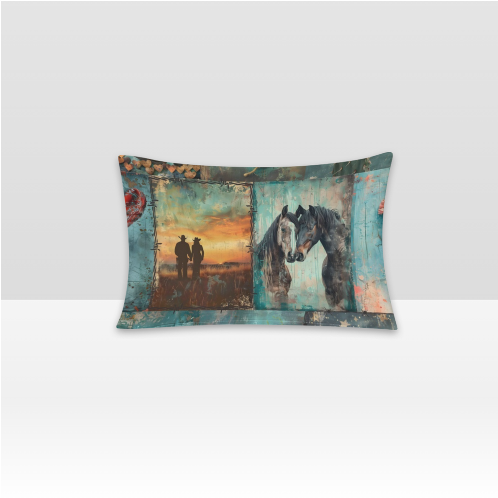 Baha Ranch Turquoise Dreams Pillow Case Made in America by Baha Ranch Western Wear - product image 2