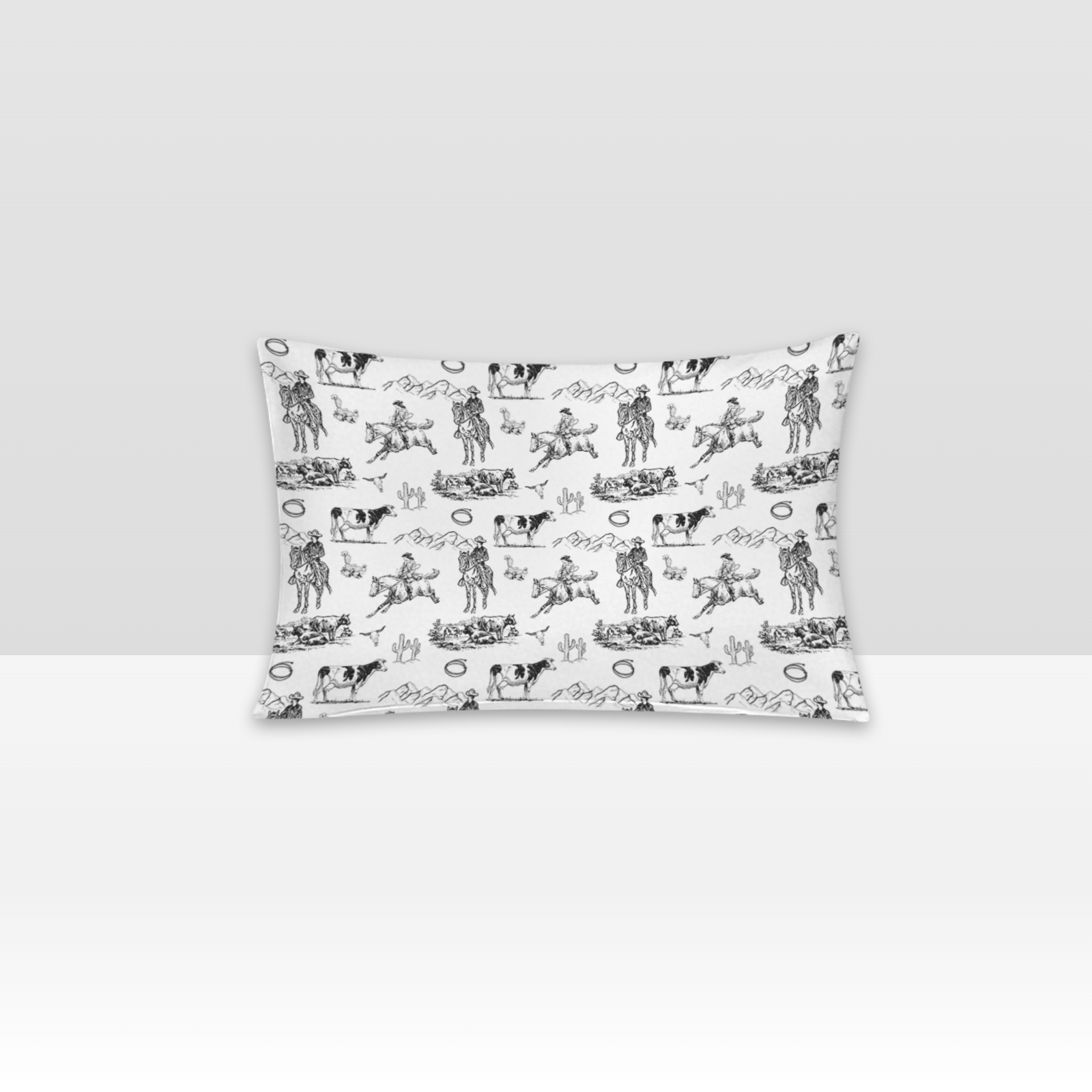 Baha Ranch Ranch Life Pillow Case White Made in America by Baha Ranch Western Wear - product image 3
