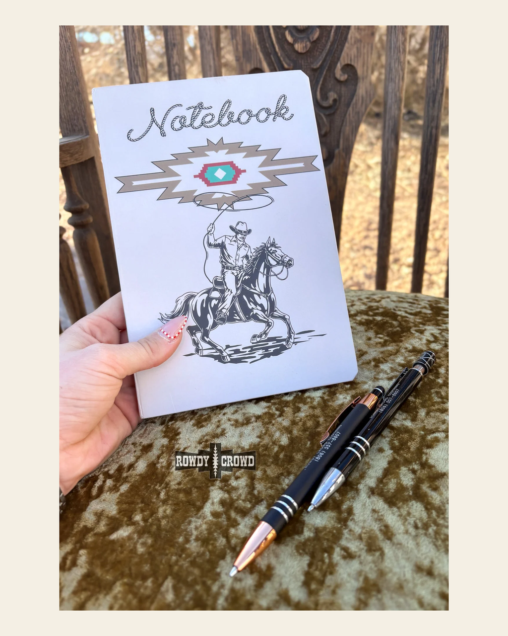 DS Rangeland Notebook on a warm cream background