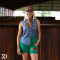Dylan Denim Sleeveless | Top