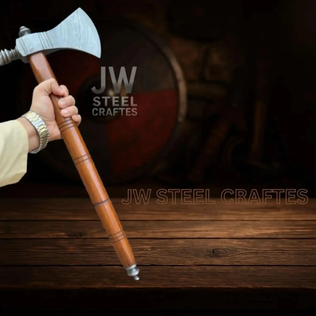 Damascus Pipe Tomahawk Hand Forged Viking Axe