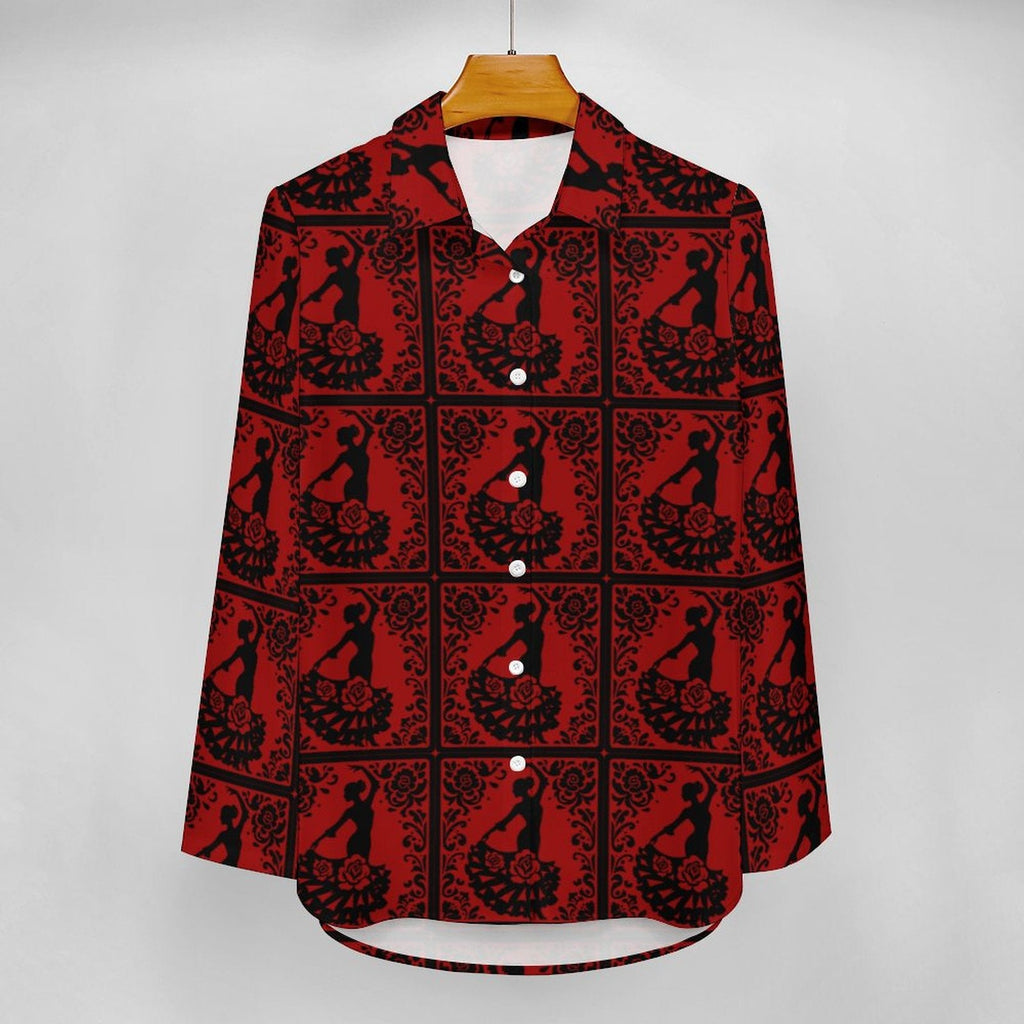 Baha Ranch Colores de Mexico Flamenco Dancer Button Up Shirt by Baha Ranch Western Wear - product image 3