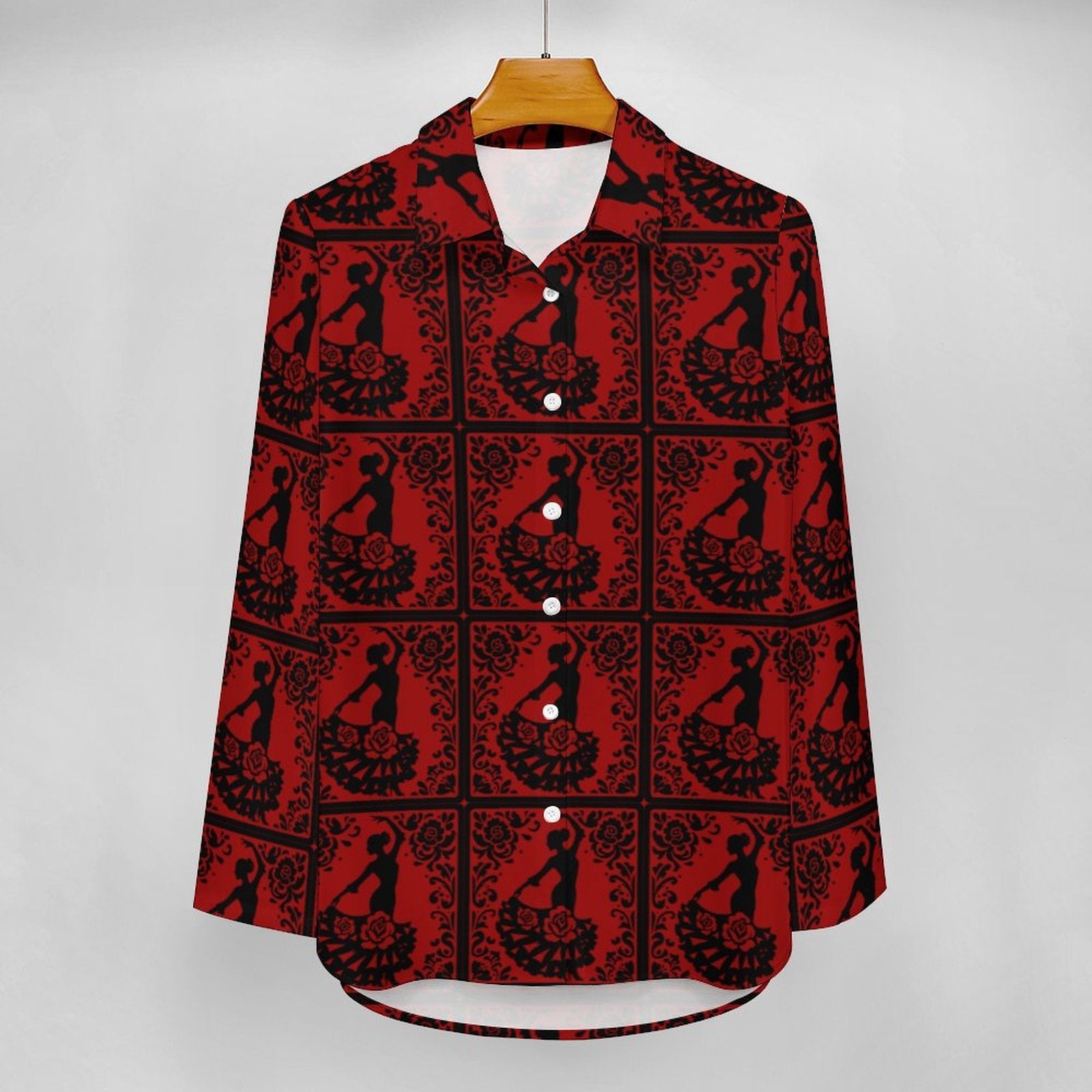 Baha Ranch Colores de Mexico Flamenco Dancer Button Up Shirt by Baha Ranch Western Wear - product image 3