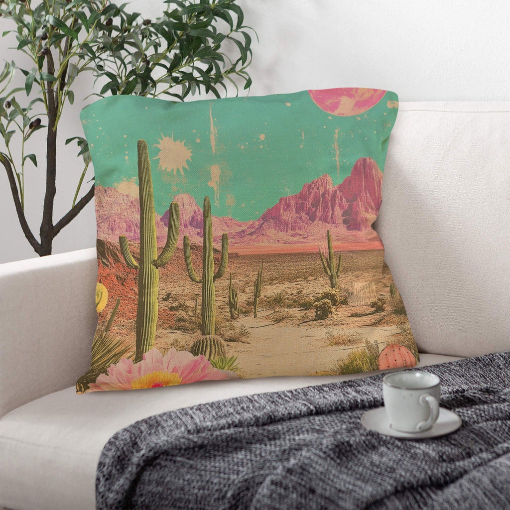 Baha Ranch Retro Pop Western Purple Mountain Desert Pillow Case Made in America by Baha Ranch Western Wear - product image 5