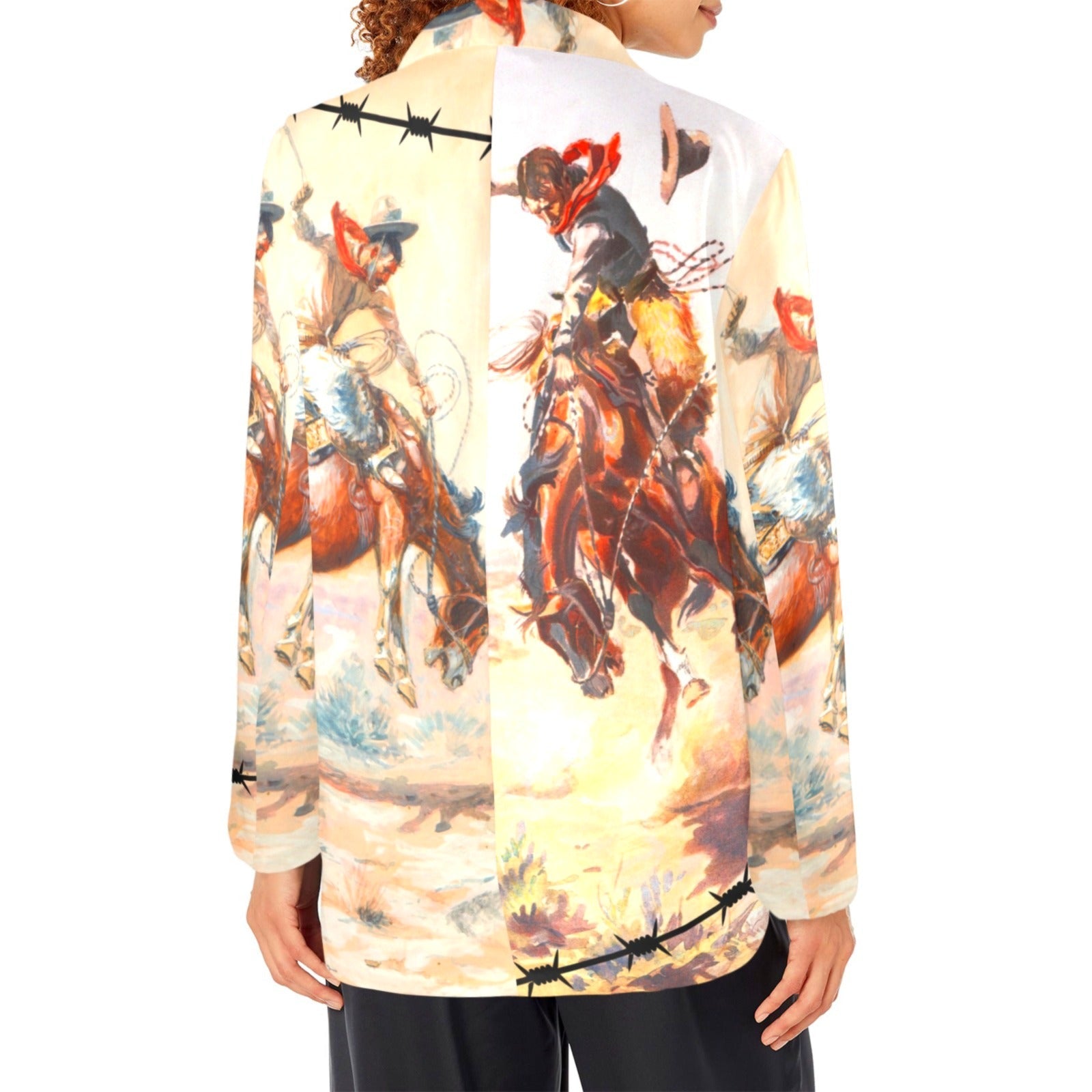 Baha Ranch Yeehaw Cowboy Vintage Western Retro Blazer by Baha Ranch Western Wear - product image 8