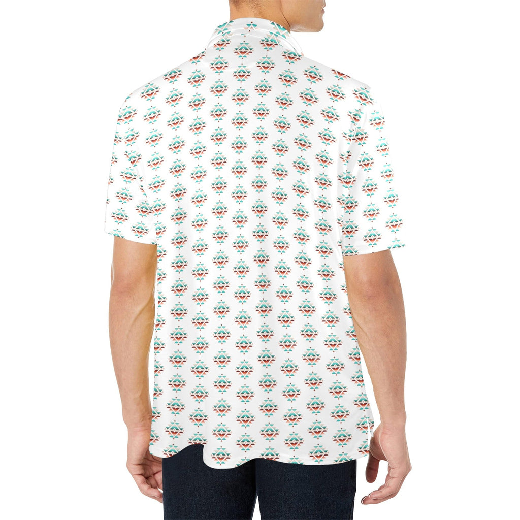 Baha Ranch Serape Aztec Polo Style Shirt by Baha Ranch Western Wear - product image 5