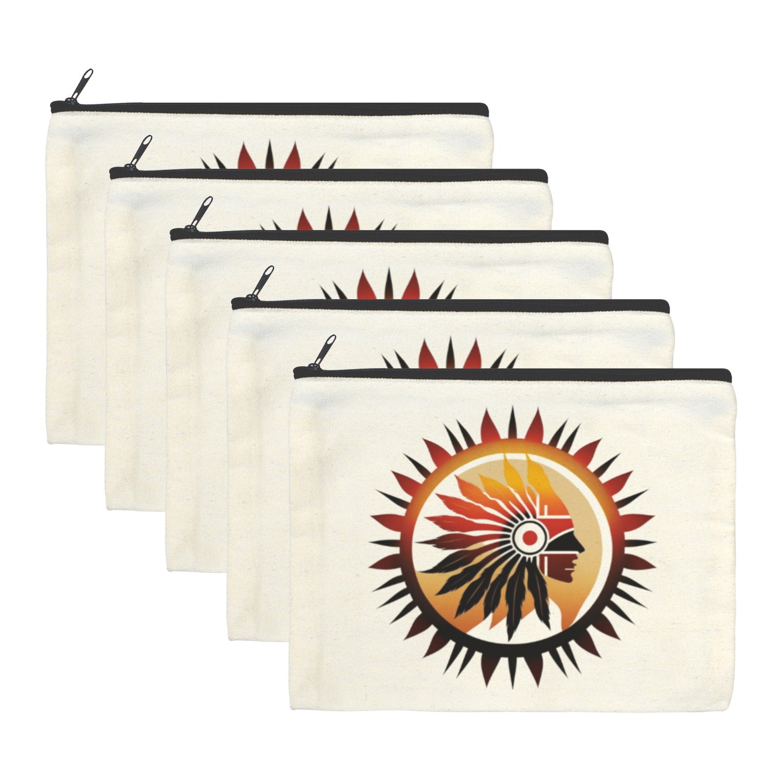 Baha Ranch Native Sun Cosmetic Bag Pack of 5 Made in America by Baha Ranch Western Wear - product image 2
