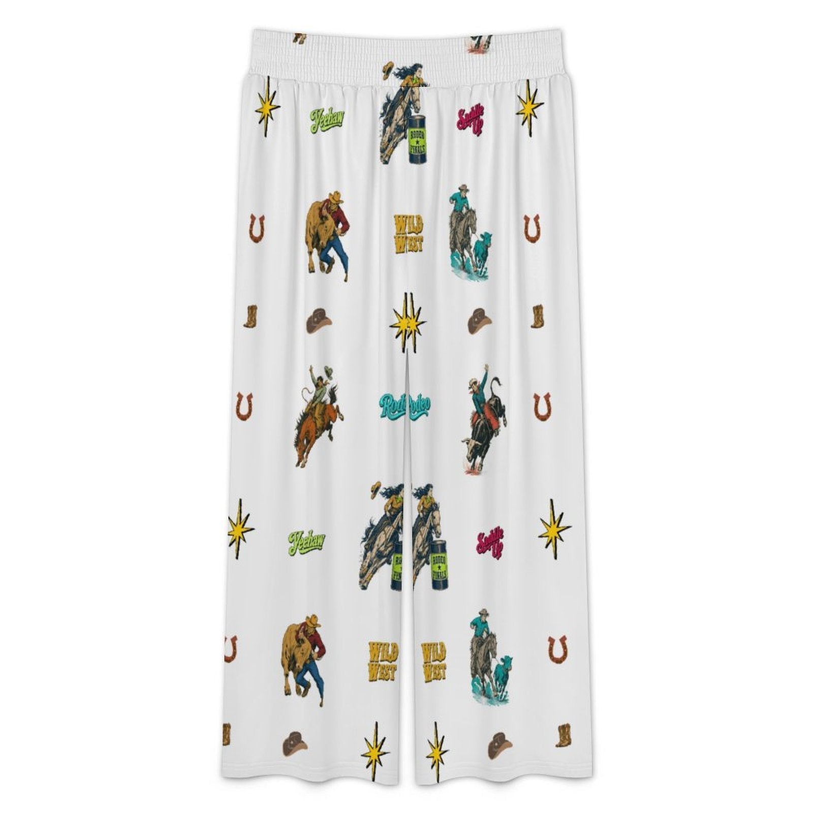 Baha Ranch The Last Roundup Rodeo High Waisted Wide Leg Pants by Baha Ranch Western Wear - product image 4