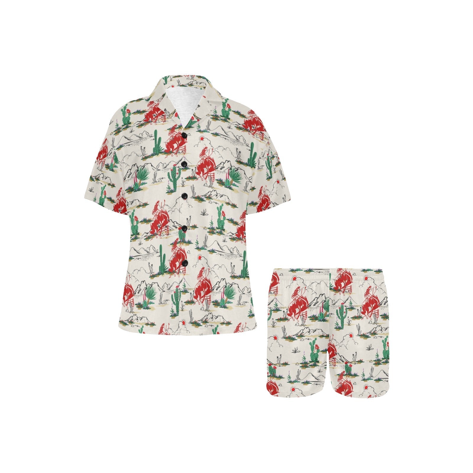 Baha Ranch Desert Rodeo Womens Short Pajama Set by Baha Ranch Western Wear - product image 2