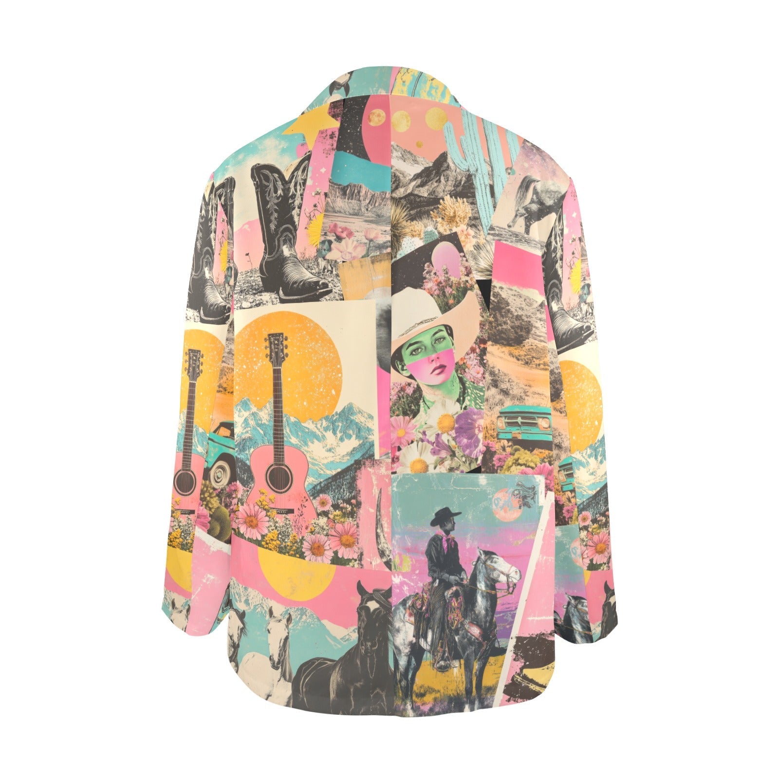 Baha Ranch Retro Pop Western Collage Blazer by Baha Ranch Western Wear - product image 12