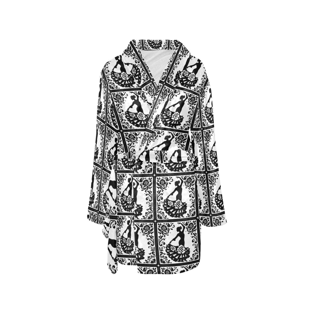 Baha Ranch Colores de Mexico Flamenco Senorita Fleece Robe by Baha Ranch Western Wear - product image 3