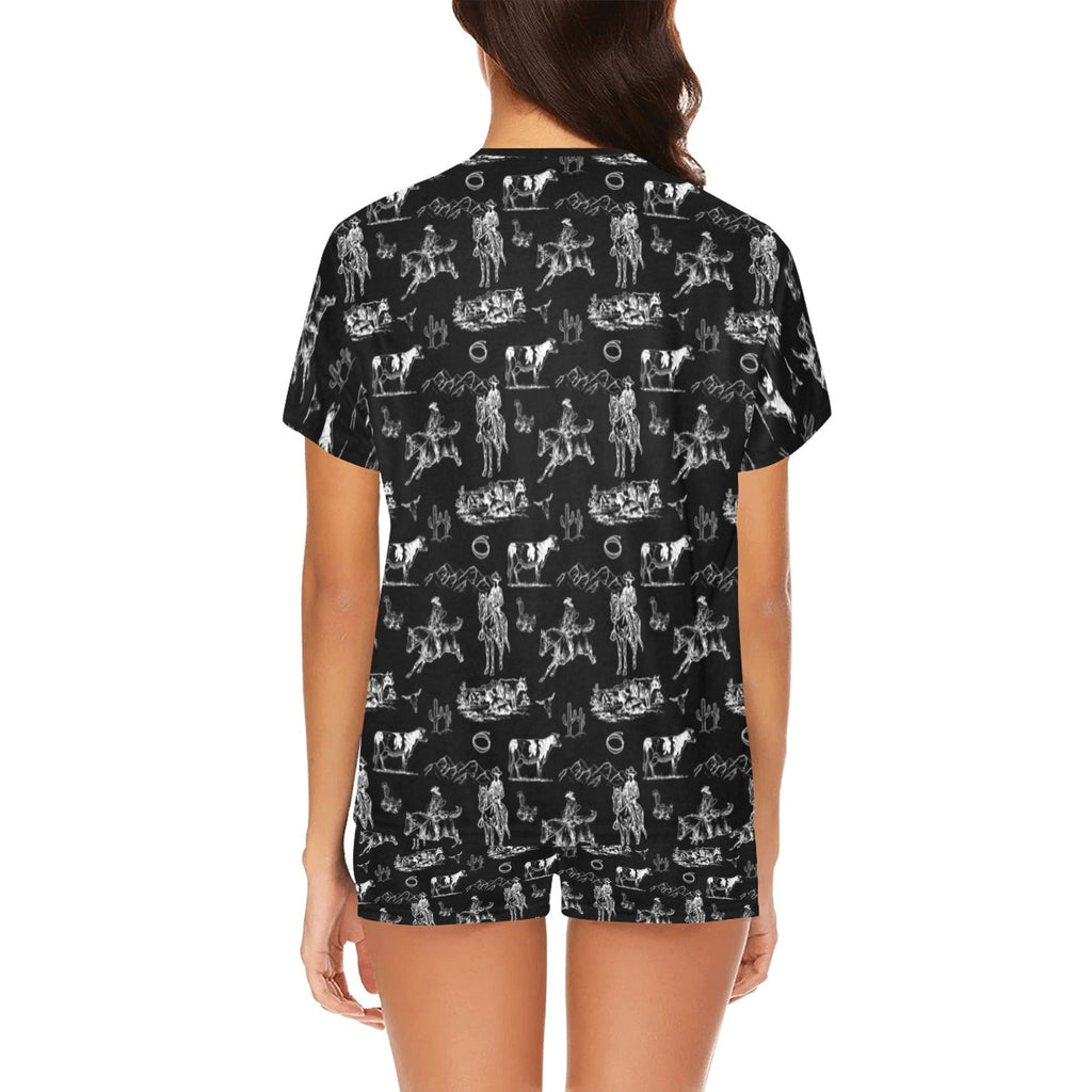 Baha Ranch Ranch Life Women's Western Top and Short Pajama Set by Baha Ranch Western Wear - product image 2